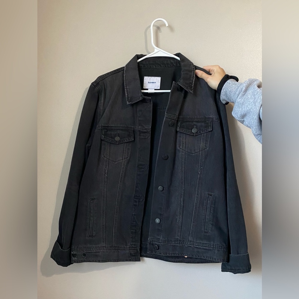 Black Jean Jacket